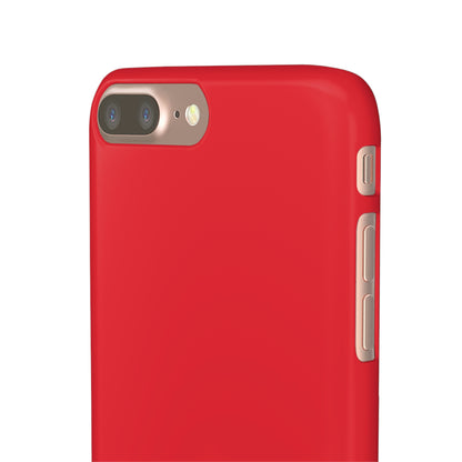 Alizarin crimson iPhone Case (Slim) Phone Case