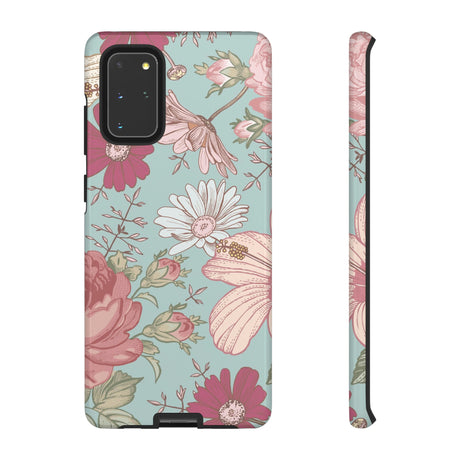 Hibiscus Vintage Flower Samsung Case (Protective) Samsung Galaxy S20+ Glossy Phone Case