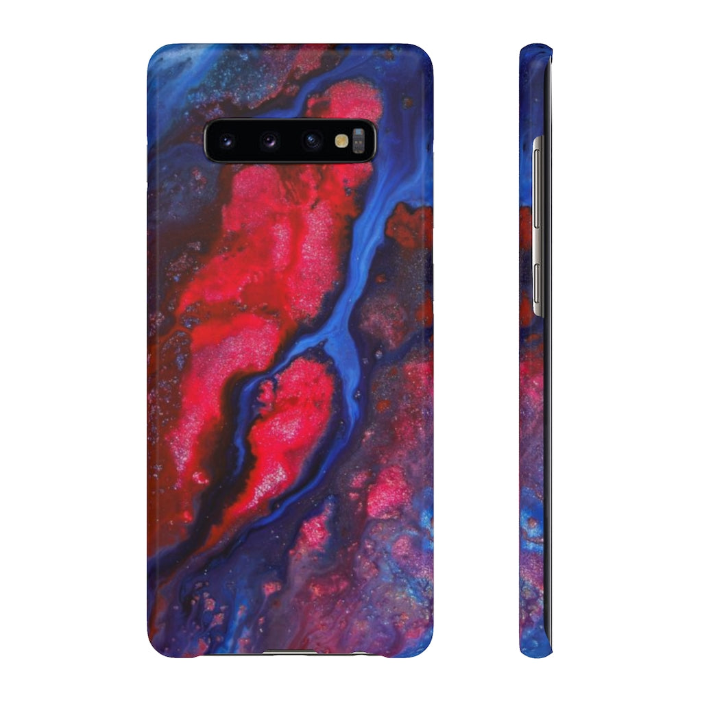 SuperMan Ink Art Android Case (Slim) Samsung Galaxy S10 Plus Glossy Phone Case