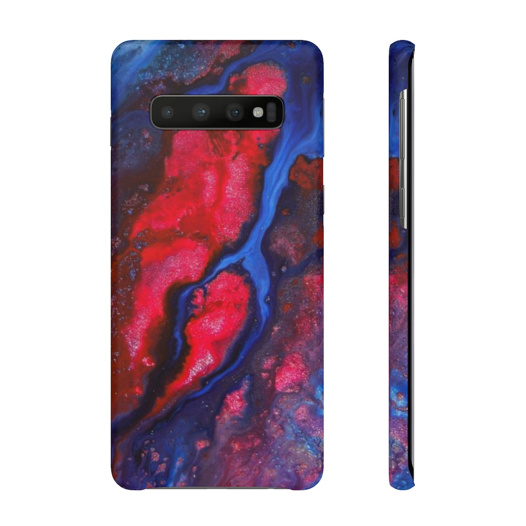 SuperMan Ink Art Android Case (Slim) Samsung Galaxy S10 Matte Phone Case