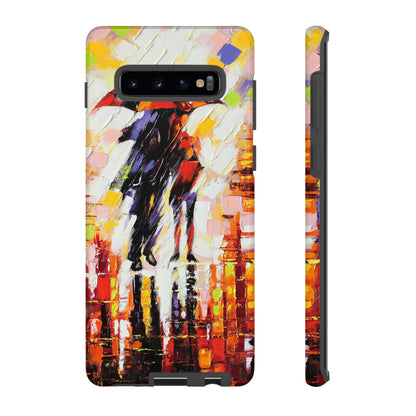 Rain Umbrella Android Case (Protective) Samsung Galaxy S10 Plus Glossy Phone Case