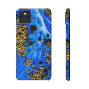 Blue River Ink Art Android Case (Slim) Google Pixel 5 Glossy Phone Case