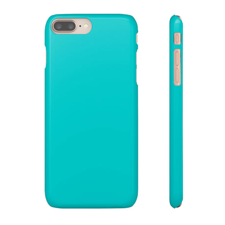 Dark Turquoise iPhone Case (Slim) iPhone 8 Plus Glossy Phone Case