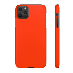 Coquelicot Orange iPhone Case (Slim) iPhone 11 Pro Max Glossy Phone Case