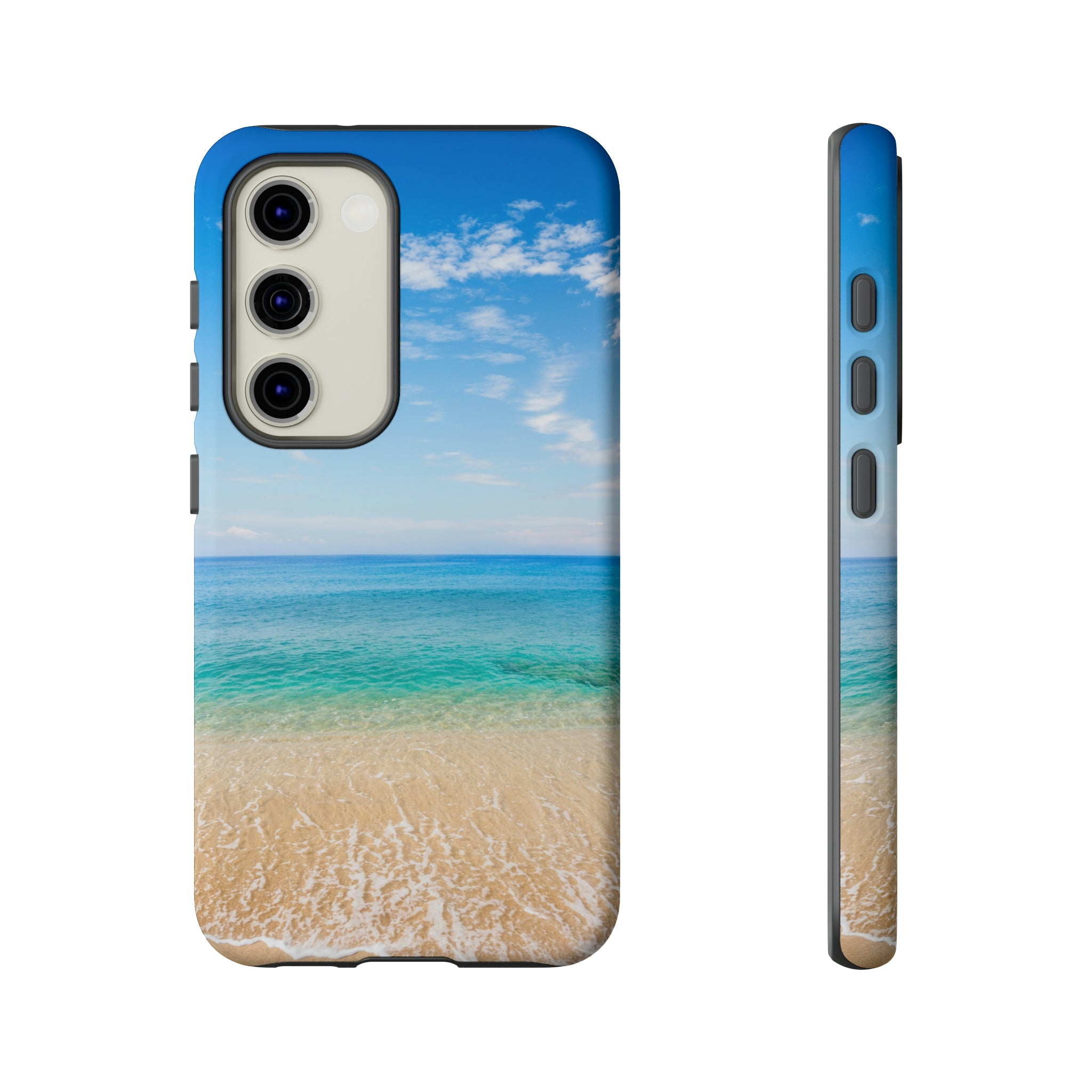 Tropical Beach Android Case (Protective) Samsung Galaxy S23 Matte Phone Case