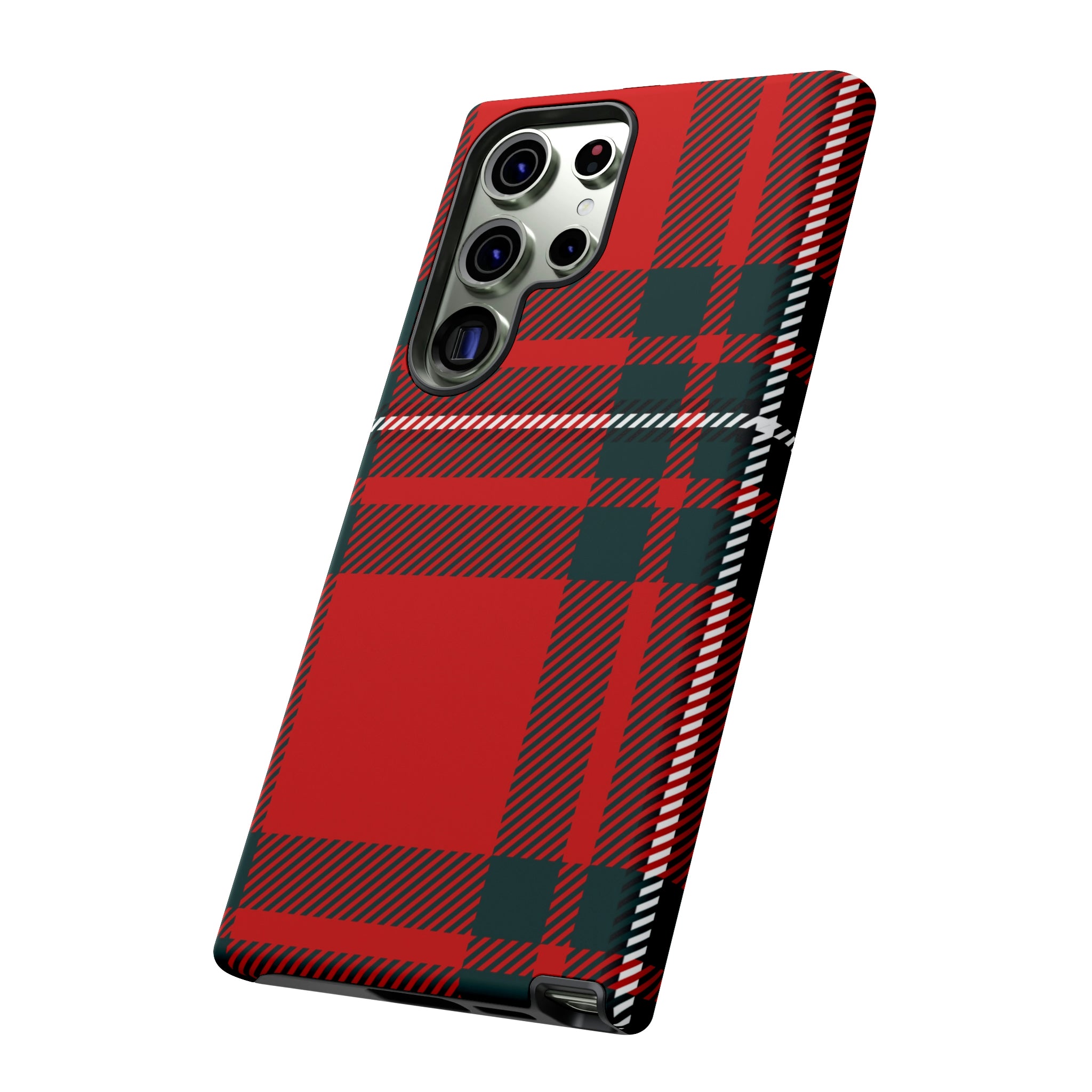 Plaid Pattern Red Android Case (Protective) Phone Case