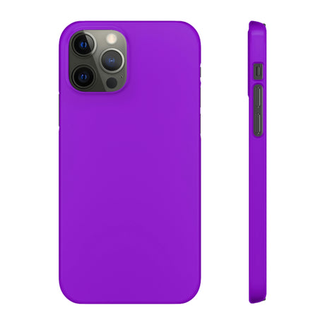 Dark Violet iPhone Case (Slim) iPhone 12 Pro Glossy Phone Case