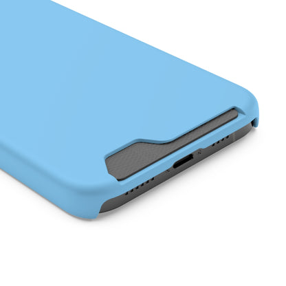 Light Sky Blue iPhone Case (Card) Phone Case