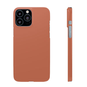 Copper Red iPhone Case (Slim) iPhone 13 Pro Max Glossy Phone Case