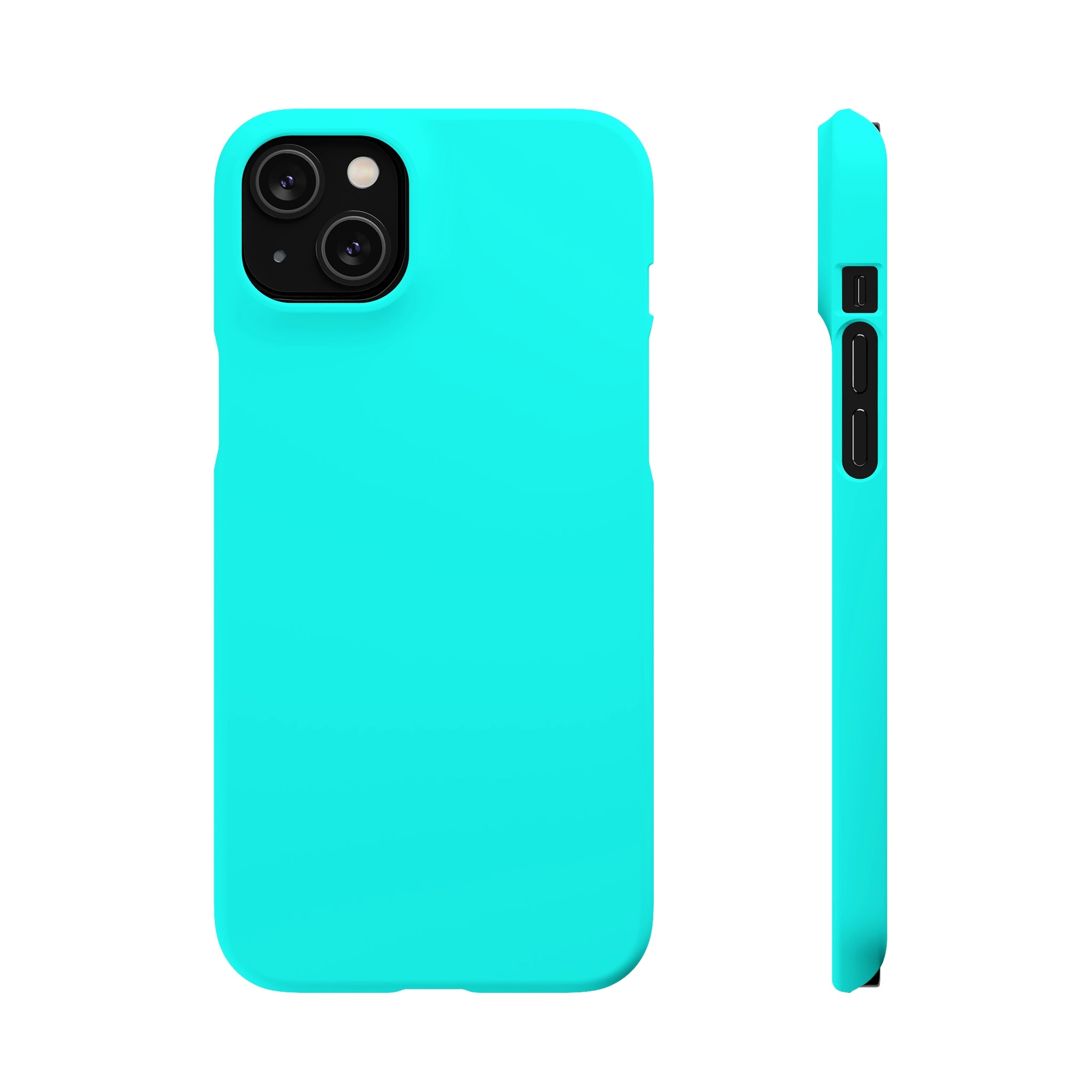 Flourescent Blue iPhone Case (Slim) iPhone 14 Plus Matte Phone Case