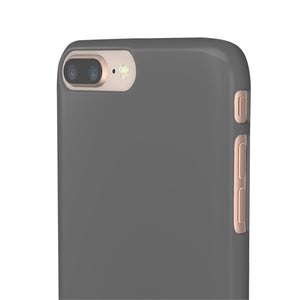 Dim Gray iPhone Case (Slim) Phone Case