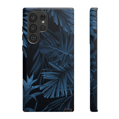 Blue Tropical Android Case (Protective) Samsung Galaxy S22 Ultra Matte Phone Case