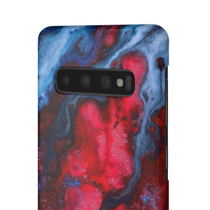 Neon Red Ink Art Android Case (Slim) Phone Case