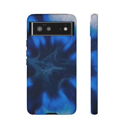 Blue Star Marble Ink Art Android Case (Protective) Google Pixel 6 Matte Phone Case