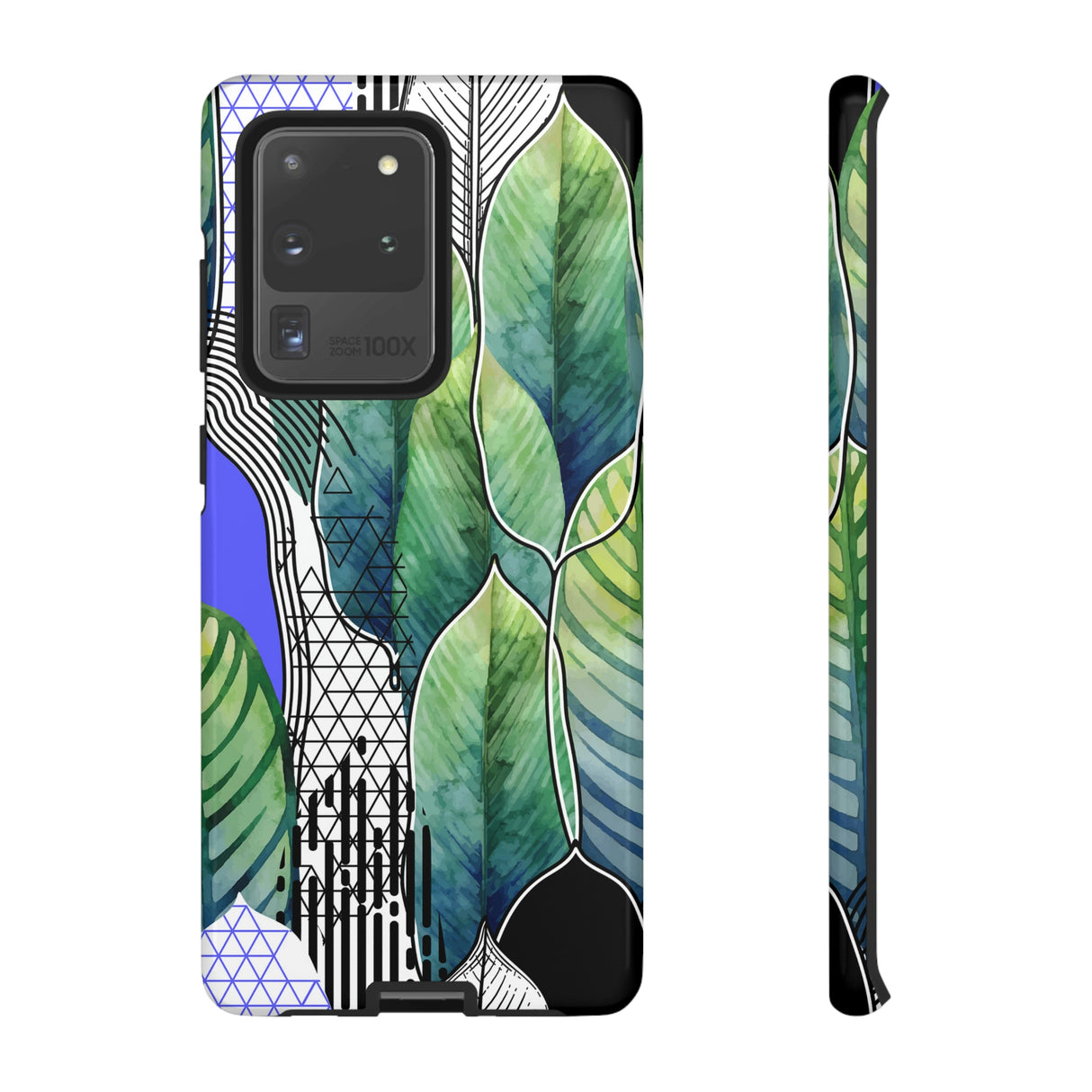 Green Leafs Android Case (Protective) Samsung Galaxy S20 Ultra Glossy Phone Case