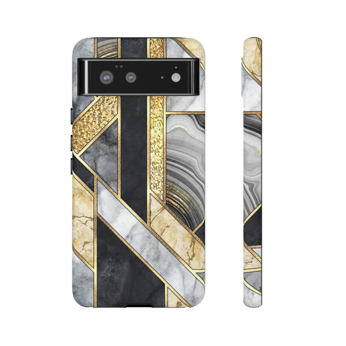 Gold Art Deco Android Case (Protective) Google Pixel 6 Matte Phone Case