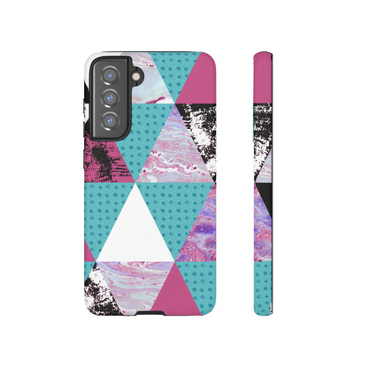 Grunge Triangles Android Case (Protective) Samsung Galaxy S21 FE Matte Phone Case