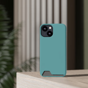 Cadet Blue iPhone Case (Card) Phone Case