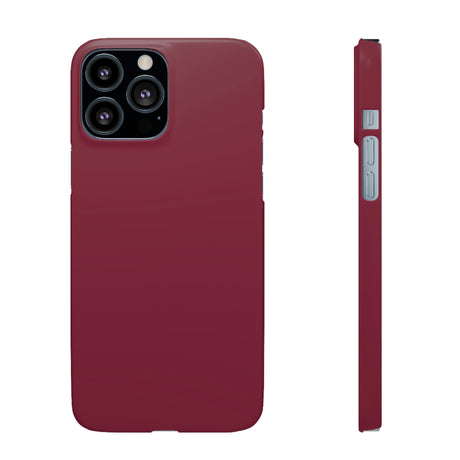 Claret Red iPhone Case (Slim) iPhone 13 Pro Max Matte Phone Case