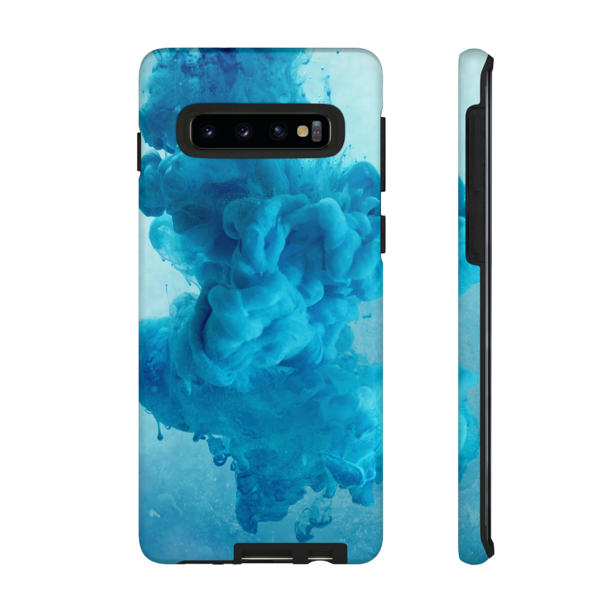 Blue Ink Android Case (Protective) Samsung Galaxy S10 Matte Phone Case