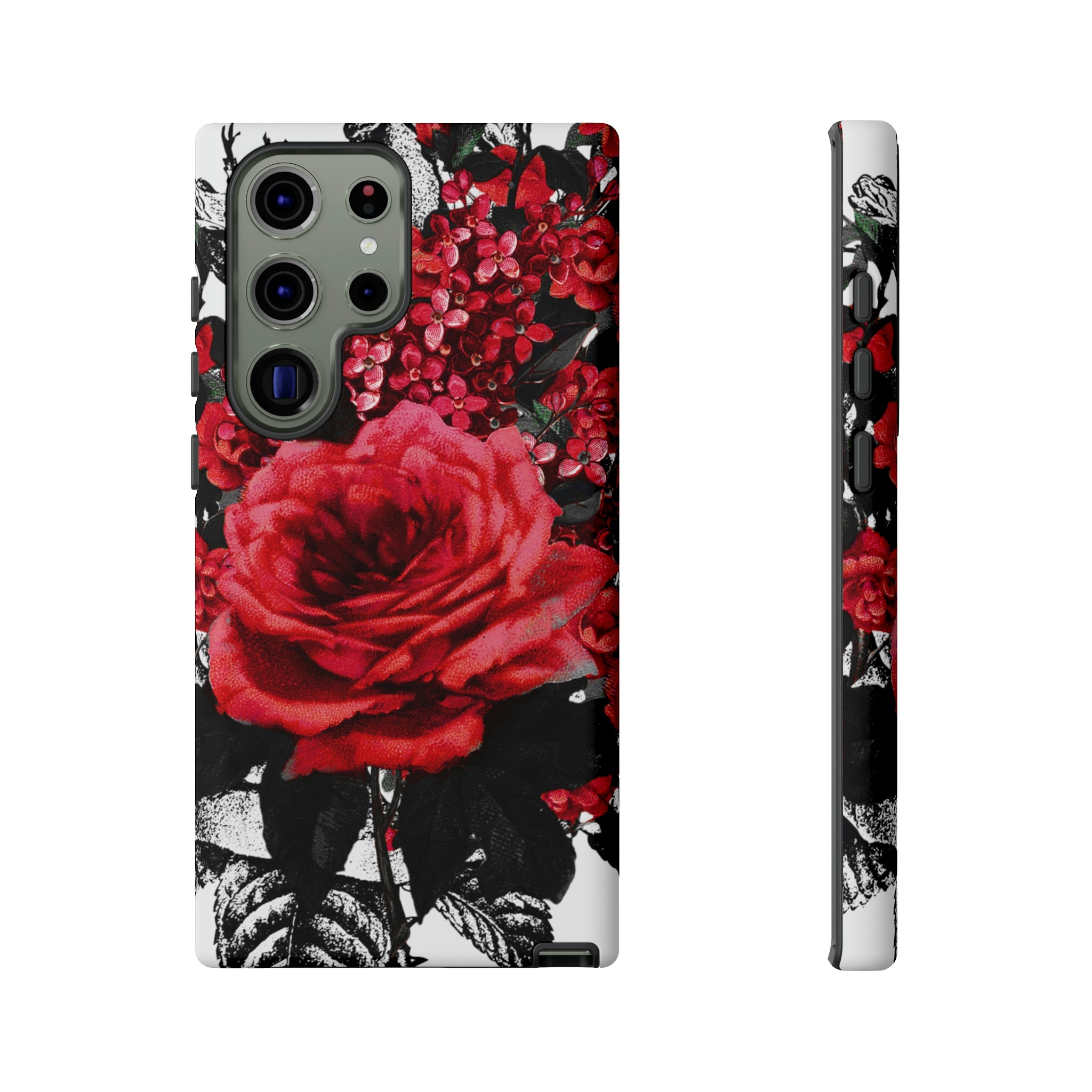 Rola Gothic Flower Samsung Case (Protective) Samsung Galaxy S23 Ultra Matte Phone Case