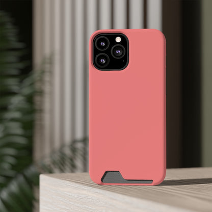 Light Coral iPhone Case (Card) Phone Case