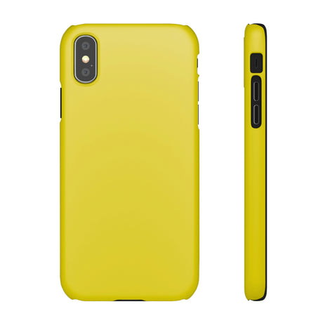 Citrine Yellow iPhone Case (Slim) iPhone XS Matte Phone Case