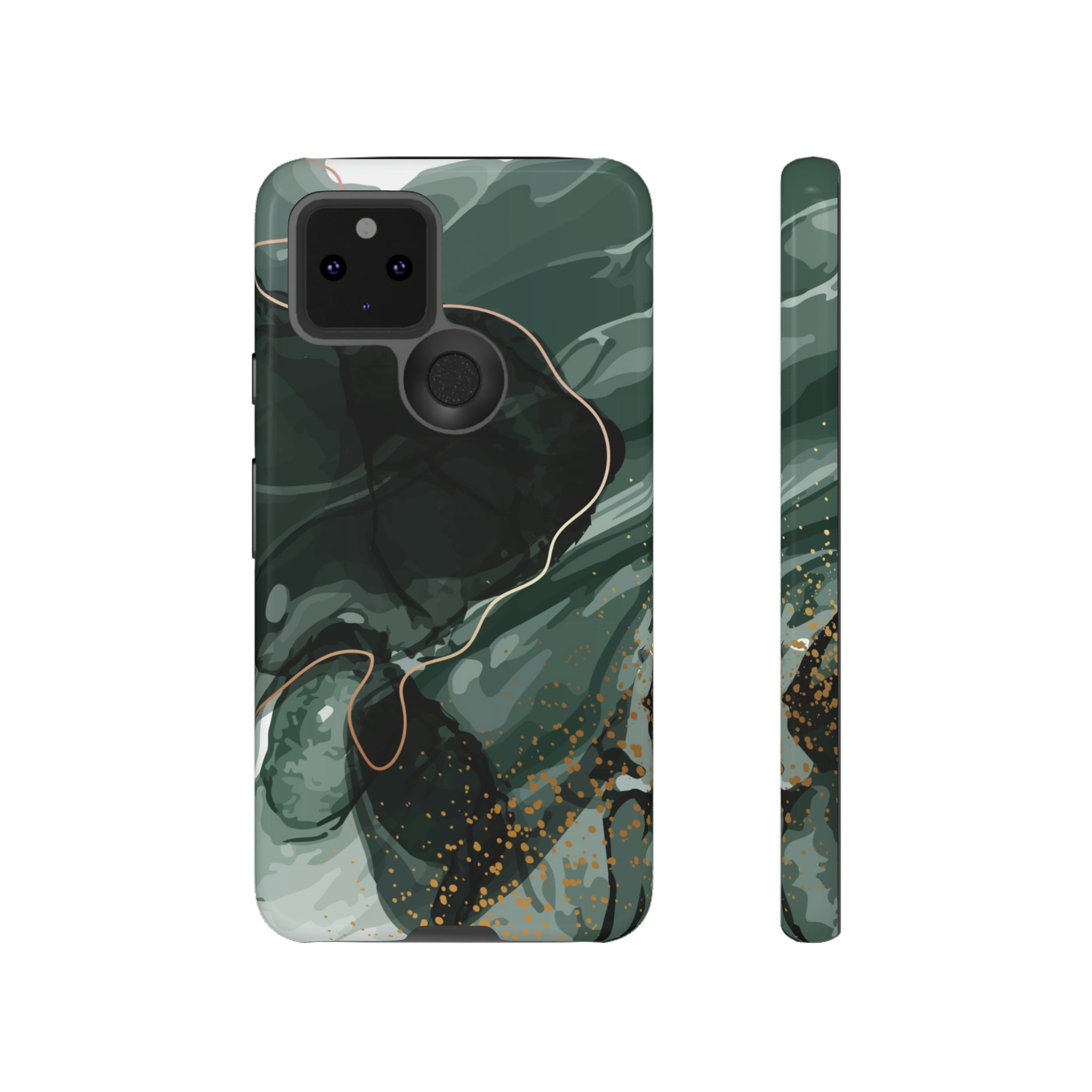 Emerald Green Android Case (Protective) Google Pixel 5 5G Glossy Phone Case