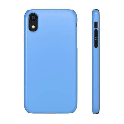 French Sky Blue iPhone Case (Slim) iPhone XR Glossy Phone Case