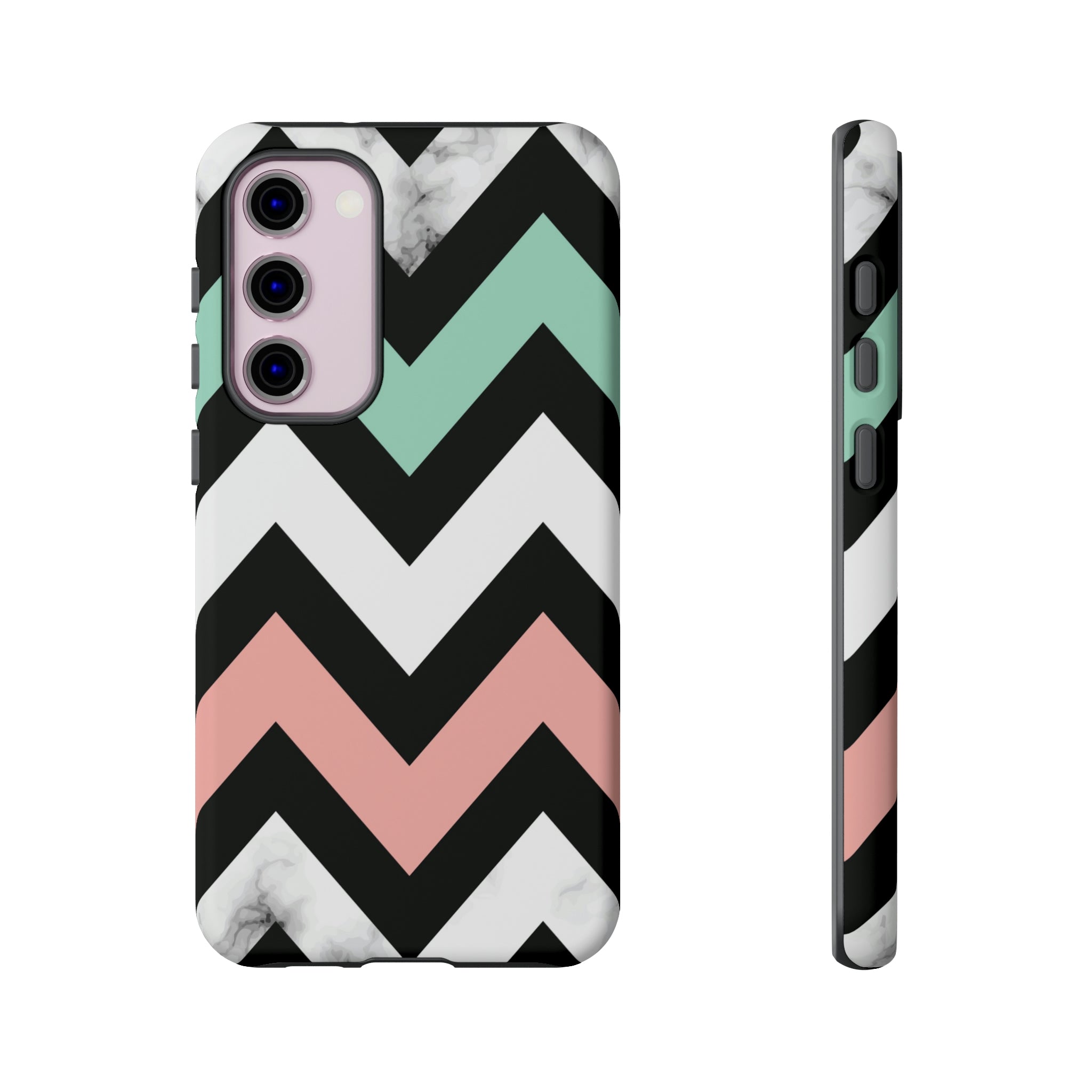 Chevron Shapes Android Case (Protective) Samsung Galaxy S23 Plus Matte Phone Case