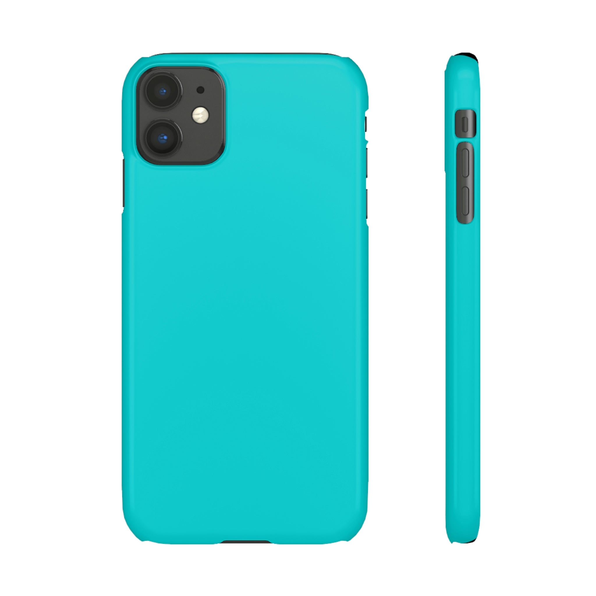 Dark Turquoise iPhone Case (Slim) iPhone 11 Glossy Phone Case