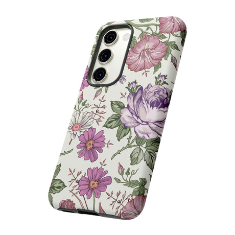 Pastel Vintage Flower Samsung Case (Protective) Phone Case