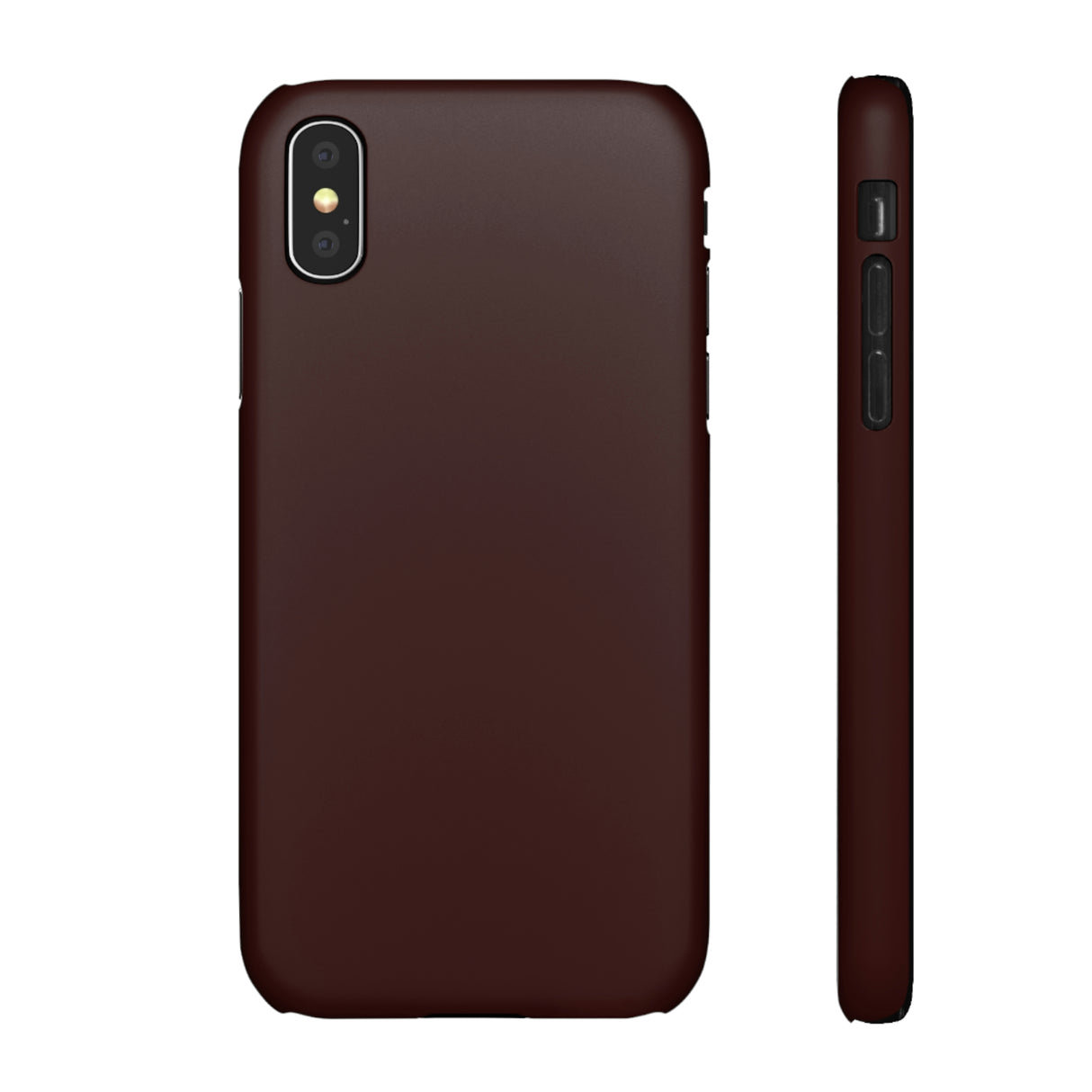 Dark Sienna Purple iPhone Case (Slim) iPhone X Matte Phone Case