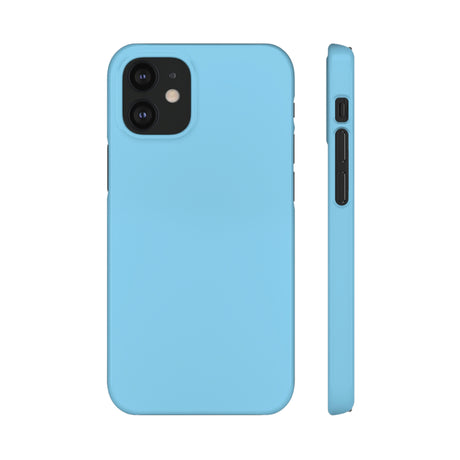 Baby Blue iPhone Case (Slim) iPhone 12 Mini Glossy Phone Case