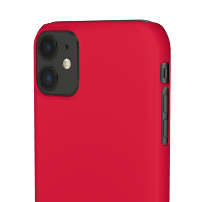 Crimson Red iPhone Case (Slim) Phone Case