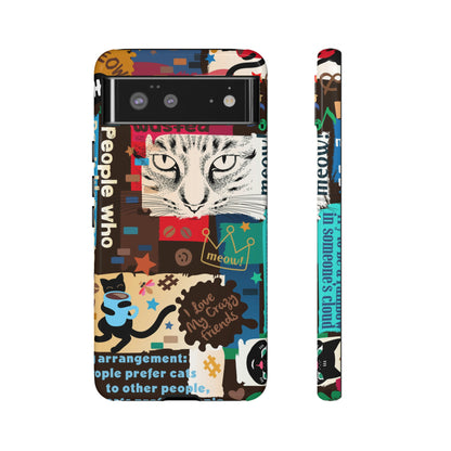 Cat Collage Android Case (Protective) Google Pixel 6 Glossy Phone Case