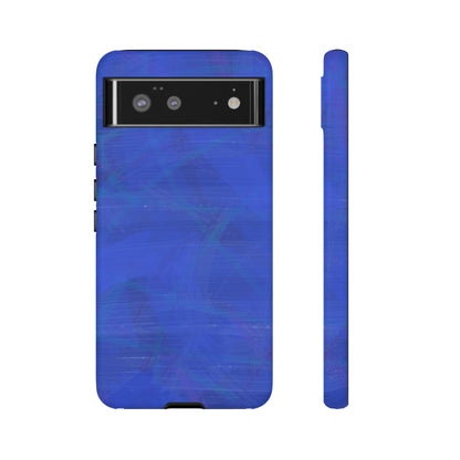 Abstract Blue Android Case (Protective) Google Pixel 6 Matte Phone Case