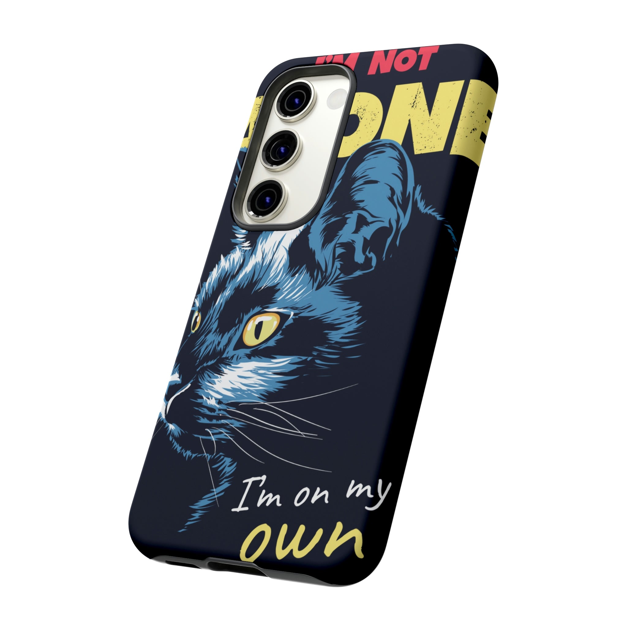 Black Cat Poster Android Case (Protective) Phone Case