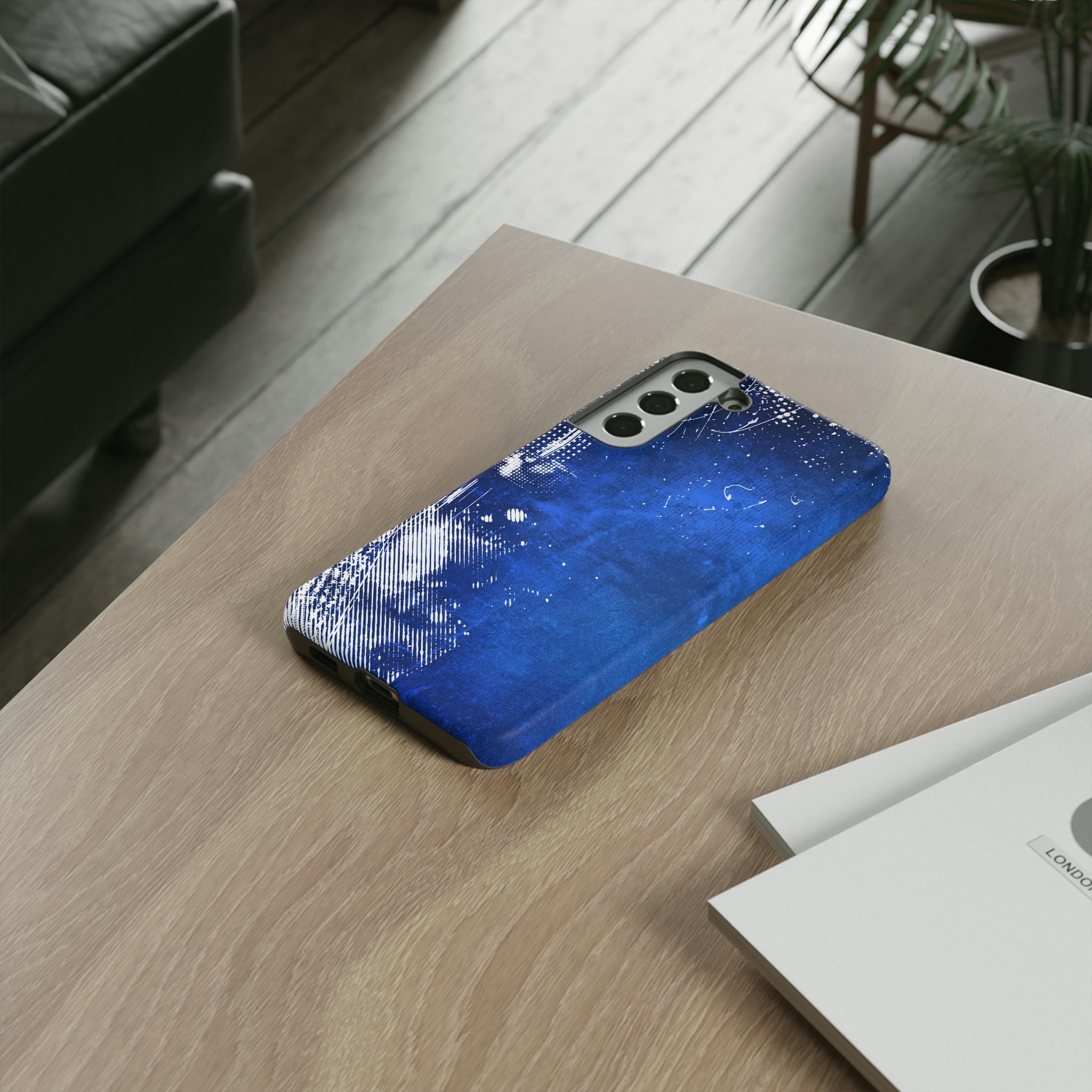 Grunge Blue Android Case (Protective) Phone Case