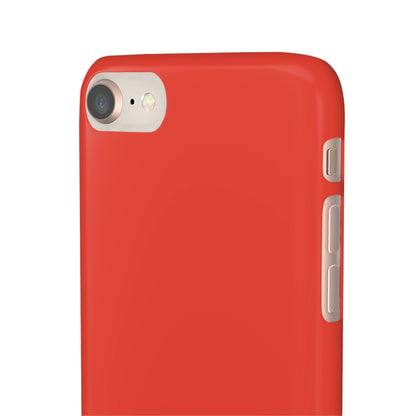 Cinnabar Red iPhone Case (Slim) Phone Case