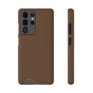 Dark Brown Samsung Case (Card) Samsung Galaxy S21 Ultra Matte Without gift packaging Phone Case