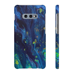 Green Opal Ink Art Android Case (Slim) Samsung Galaxy S10E Matte Phone Case