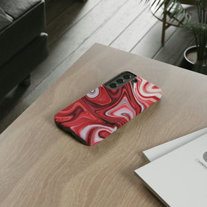 Red White Liquid Android Case (Protective) Phone Case