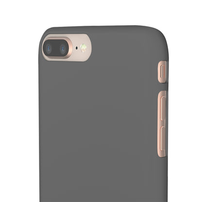 Dim Gray iPhone Case (Slim) Phone Case