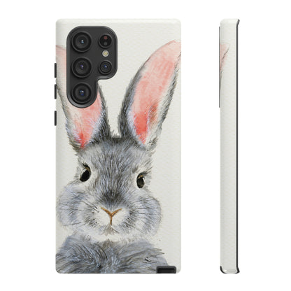 Fluffy Rabbit Android Case (Protective) Samsung Galaxy S22 Ultra Glossy Phone Case