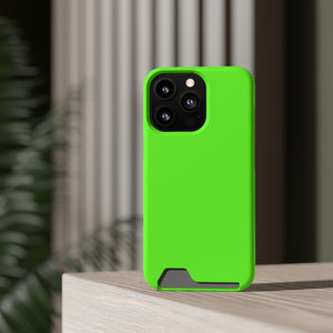 Bright Green iPhone Case (Card) Phone Case