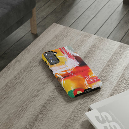 Abstract Yellow Android Case (Protective) Phone Case