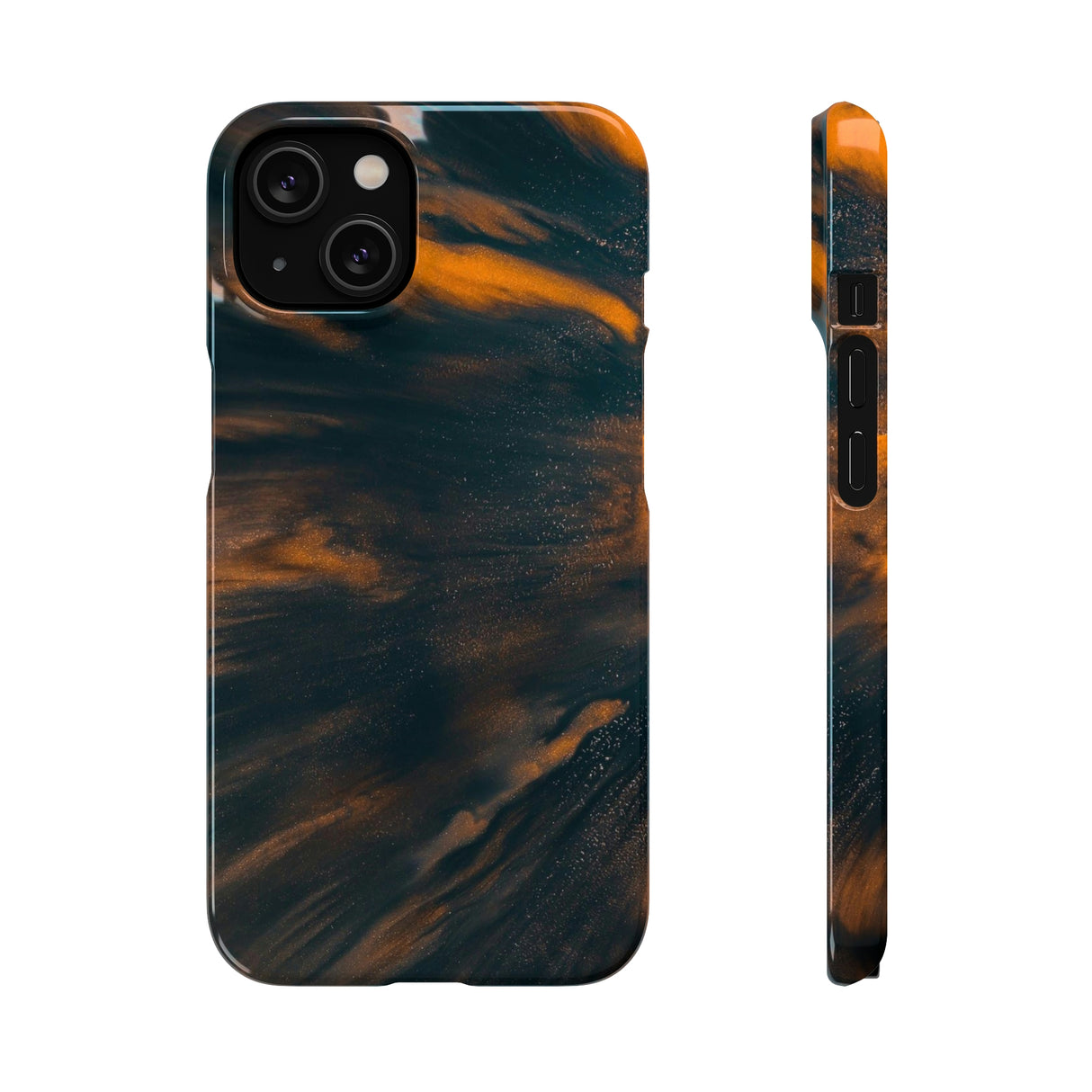 Space Speed Ink Art iPhone Case (Slim) iPhone 14 Glossy Phone Case