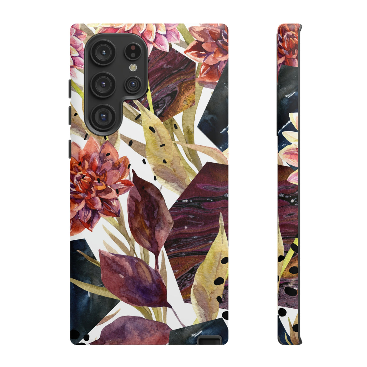 Autumn Floral Android Case (Protective) Samsung Galaxy S22 Ultra Matte Phone Case