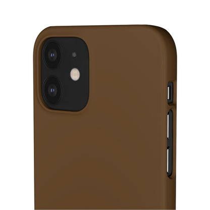 Dark Brown iPhone Case (Slim) Phone Case